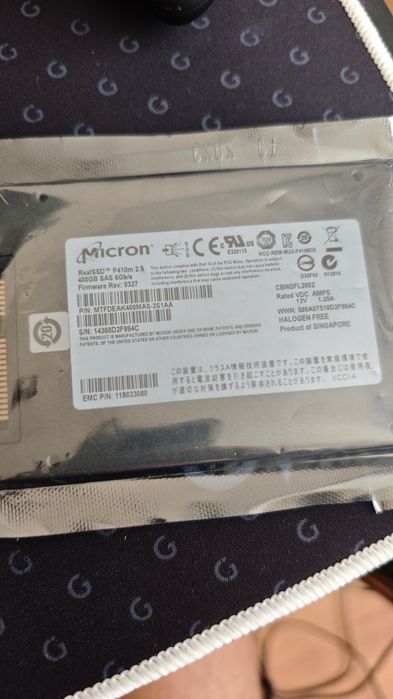 SAS SSD Micron 400gb