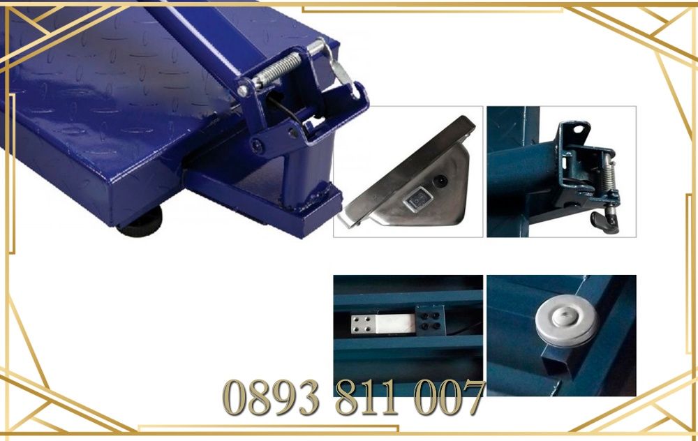 Японски сгъваем кантар до 100 кг платформена електронна везна нова