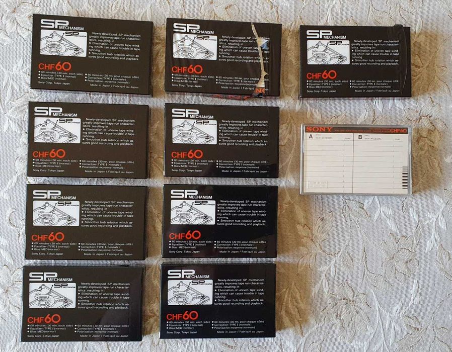 Нови аудио касети TDK MA-R,  Sony, Fuji, Denon, BASF, JVC, Maxell