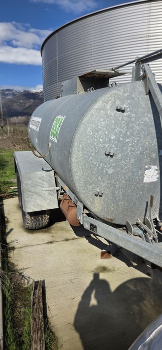 Цистерна за тор BSA 9000 л – поцинкована, двуосна, 4 нови гуми