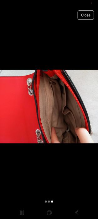 Geantă femei roșie