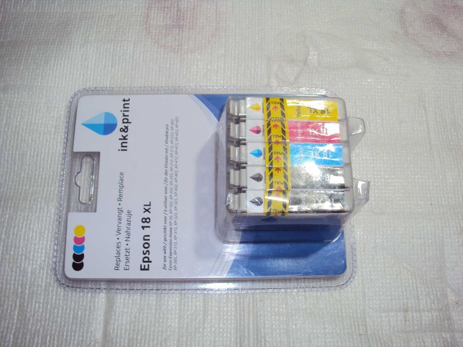 cartuse imprimantă EPSON 18XL 5 cartuse la set XP30,XP102,XP412,XP322