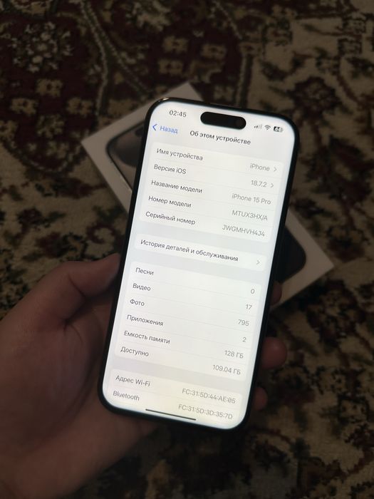 iPhone 15Pro 128гб