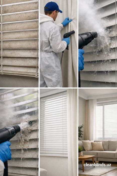 CleanBlinds.uz - Чистка Ремонт Демонтаж Всех выдов жалюзи и штор