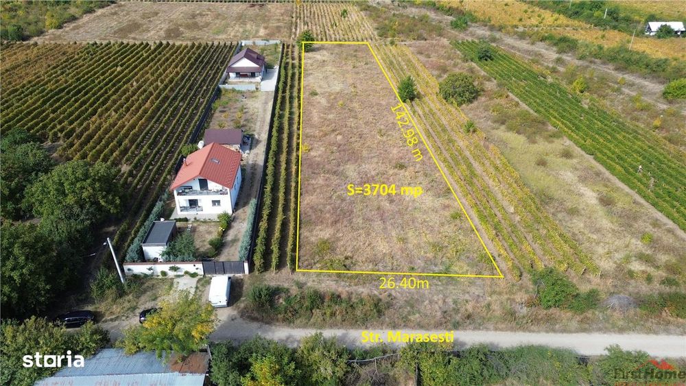 Teren de vanzare 3704 mp, extravilan Odobesti
