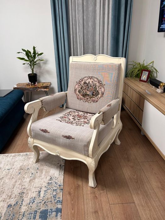 Fotoliu din lemn masiv