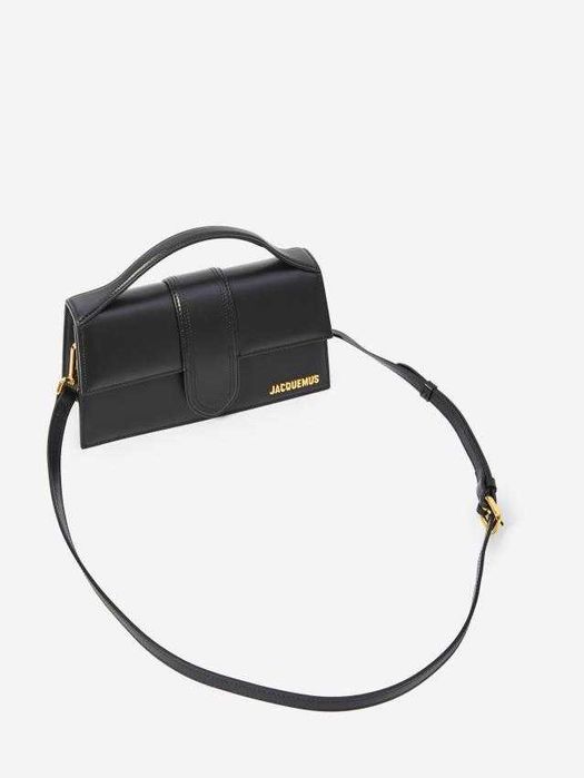 Оригинална кожена чанта Jacquemus Le Grand Bambino