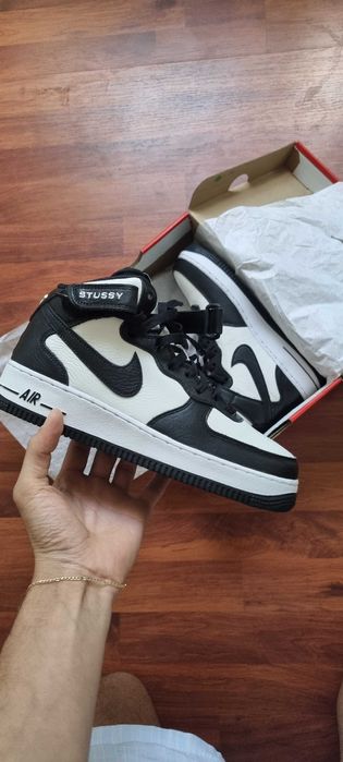 Nike Air Force 1 Mid and Stussy