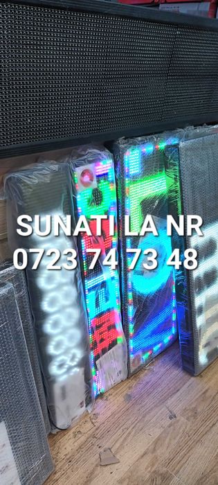 Reclama luminoasa led reclame text firma magazin panou publicitar led