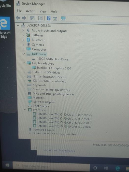 Laptop Fujitsu Siemens A555 - i5-5200u/ 8gb Ram/ 128GB SSD/ Baterie 3h