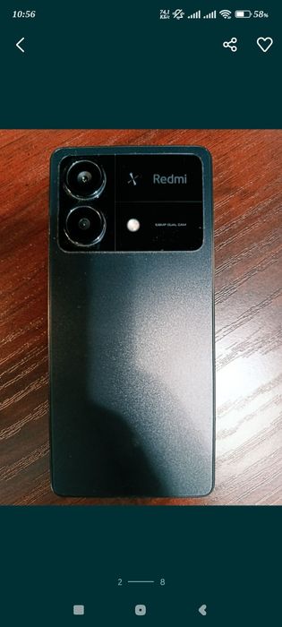 Redmi note 13R pro (xotira 256x12) Android.
