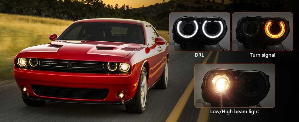 Компект Фарове Dodge Challenger 2015  - 2024г. XENON