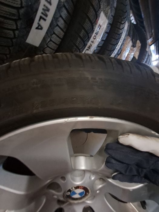 Set 4 Roti BMW Anvelope Bridgestone  de Iarna