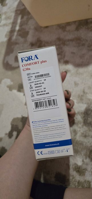 Глюкометр FORA Comfort Plus G30a 

Продаю совр