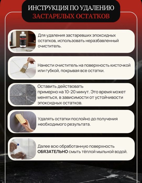 Очиститель Эпоксидной Затирки / Чистящее средство эпоксидных затирок