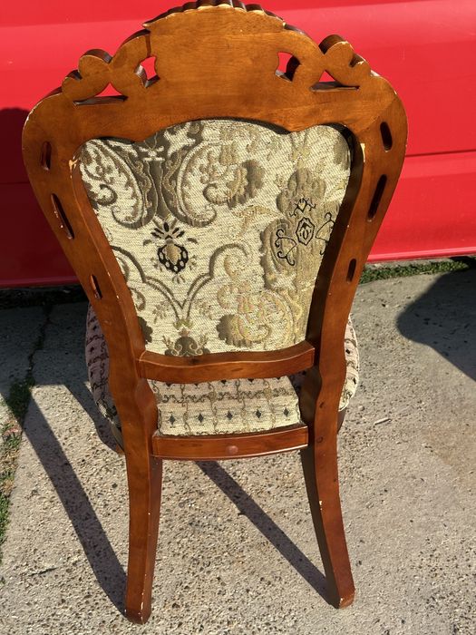 Барокови дървени столове 2 бр