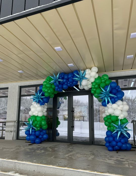 Арка из шаров, оформление шарами