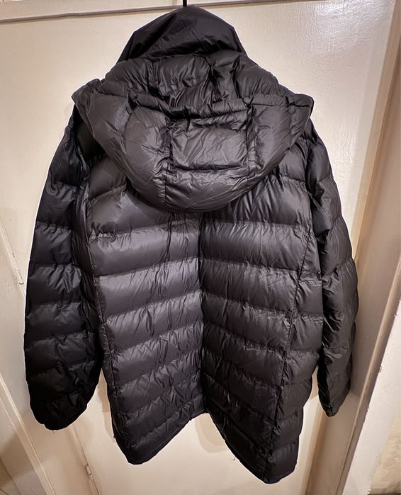 Geacă Damă Zara cu puf, treisferturi, foarte usoara, cu gluga