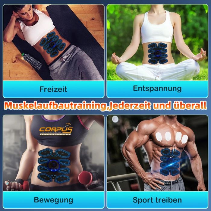 Електрическо устройство за мускулна стимулация на корем