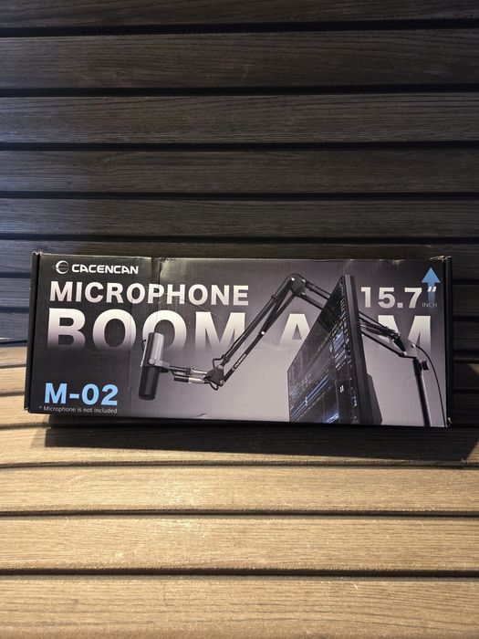 CACENCAN M-02 Microfon Boom Arm 15.7" – Braț microfon, Nou