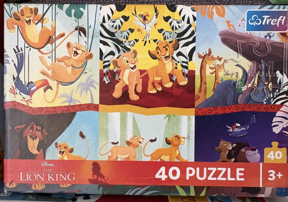 Puzzle Trefl 24 piese Maxi / 40 - 60 piese, Paw Patrol / Baby Shark / Maja / Peppa Pig / Mickey and Friends / Bluey / Maja / Lion King
