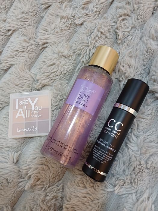 Косметика, тоналка, мист Victorias secret, тени