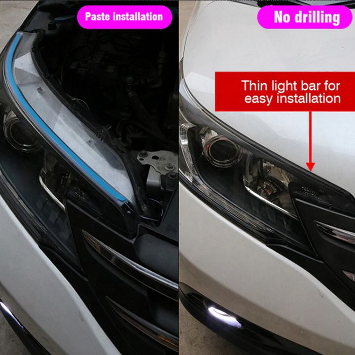 ЛЕД лента за багажник-Задна светлина-аварийни-Диодни Дневни светлини