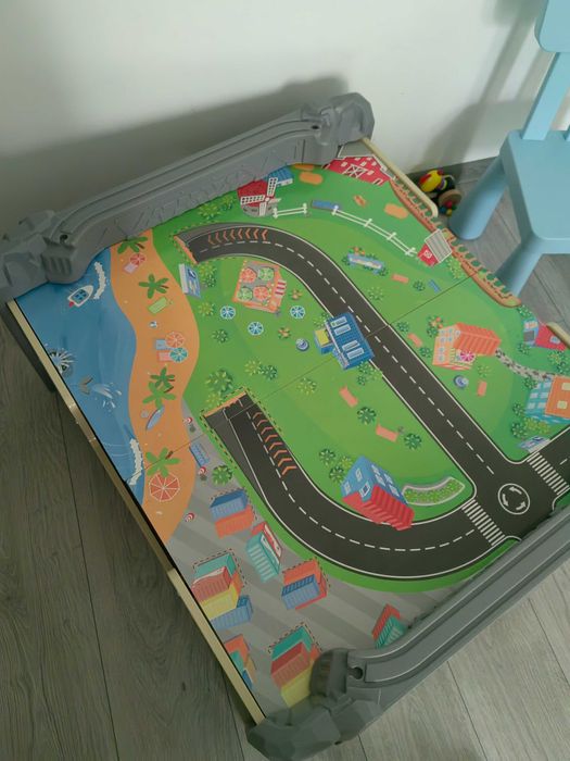 Masuta de joaca copii cu traseu lemn