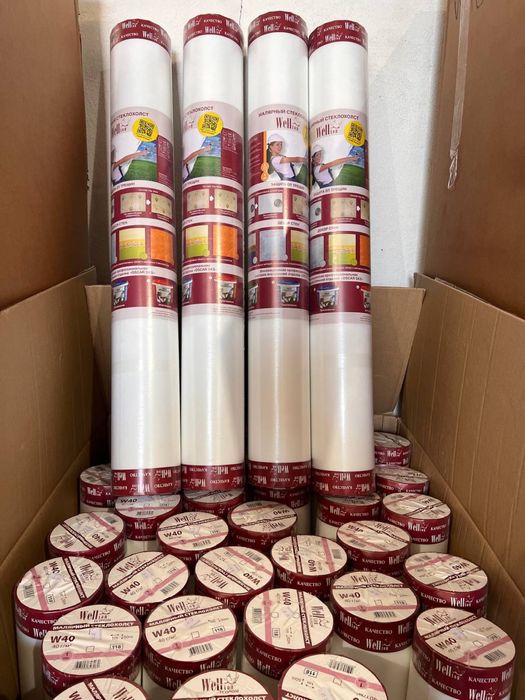 Стеклохолст малярный Oscar и клей (stekloxolst oscar) original Россия