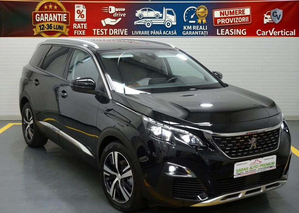 Peugeot 5008 2.0D/180cp/GtLine/Panoramic/LED/7Locuri/Garantie12luni
