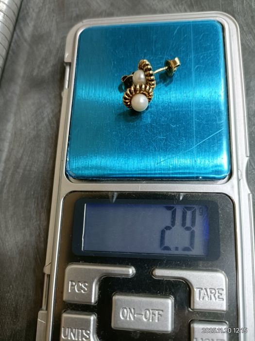 Vind cercei din aur 14kt cu perle akoya