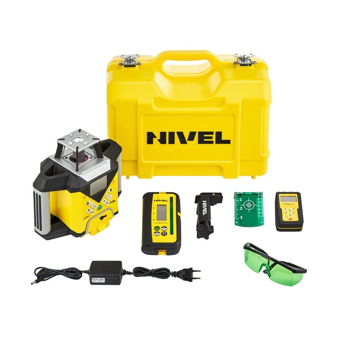 Laser rotativ Nivel System NL740G Digital, fascicul verde