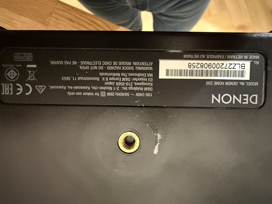 2 Soundbar DENON550, 2 Boxe Denon 250, 1 Subwoofer Denon DSW1H