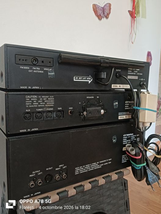 Linie Teleton   ,amplif ,tuner ,dek sh doar cu aplif sau EQ  JVC