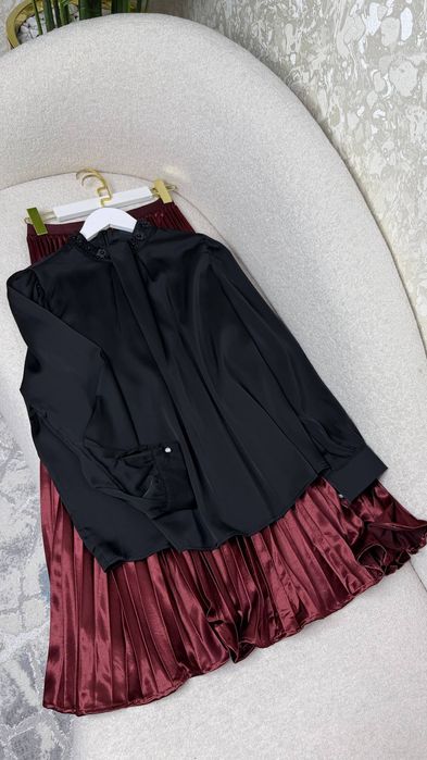 Элегантный кофта  юбка новый