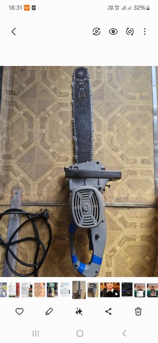 Электро пила кедр