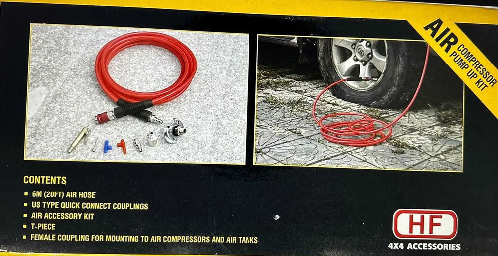 Furtun HF lungime 6M cu cuple rapide pentru compresor HF