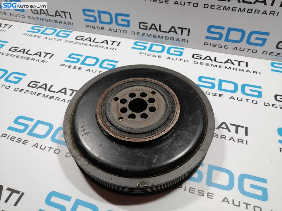 Fulie Rola Vibrochen Arbore Cotit Volkswagen Touareg 7L 3.0 TDI BKS BUN 2003 - 2010 Cod 057105251D 057105251 [S0135]