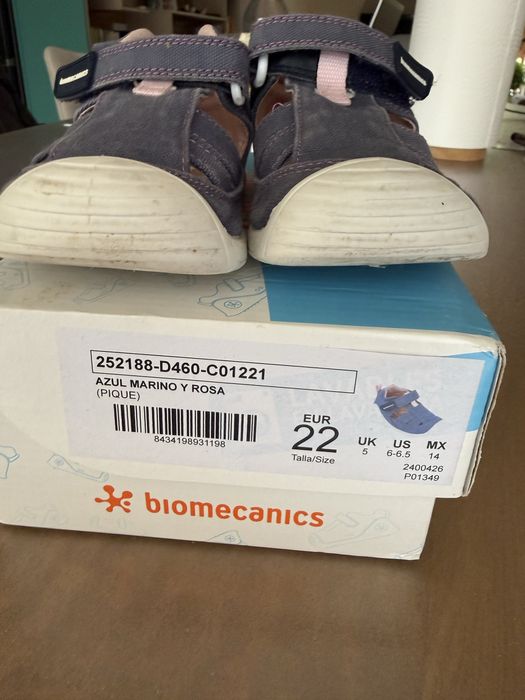 Sandale Biomecanics din textil, marimea 22