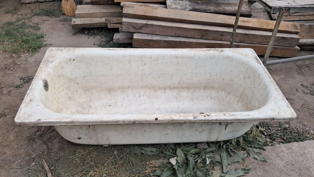 Продам железную ванну б/у