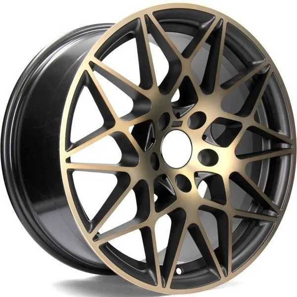 Jante BMW R18 5x120 Black Gold M666 Style | X3, X1, Seria 5, Seria 3