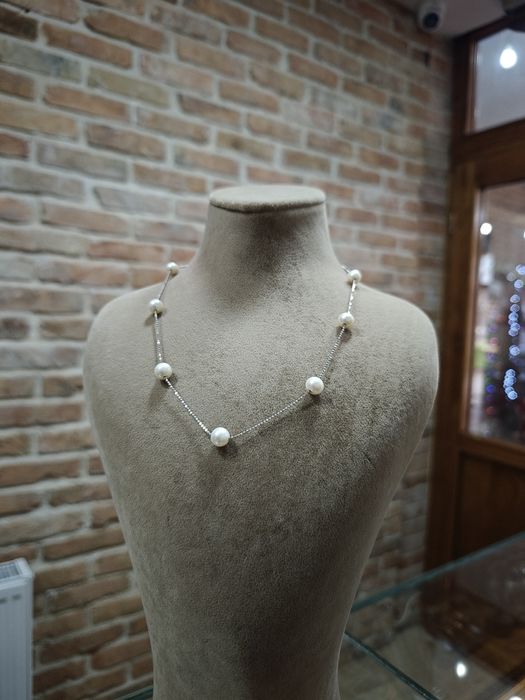 Colier aur  cu perle 14k 5.44gr(r)