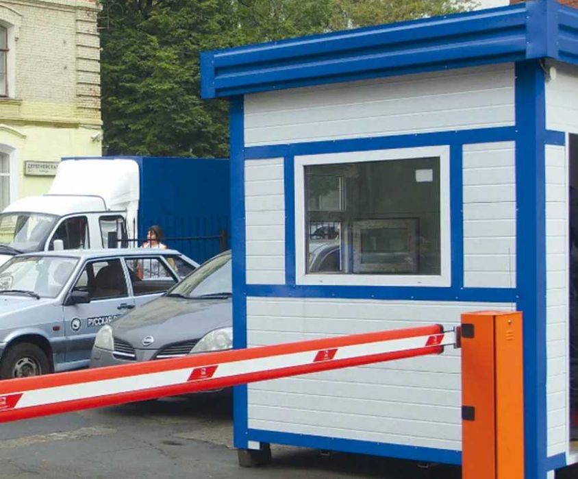 Пост, помещение для охраны, для обеспечение безопасности. Доставка