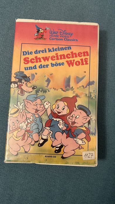 Casete VHS desene animate copii – limba germană