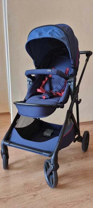 Carucior copii 3 in 1 Chicco Seety, OxfordBlue
