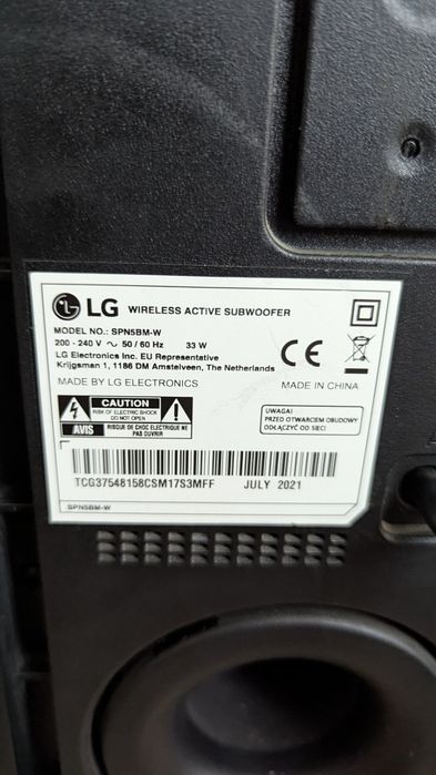 Soundbar LG SN5 2.1 400W