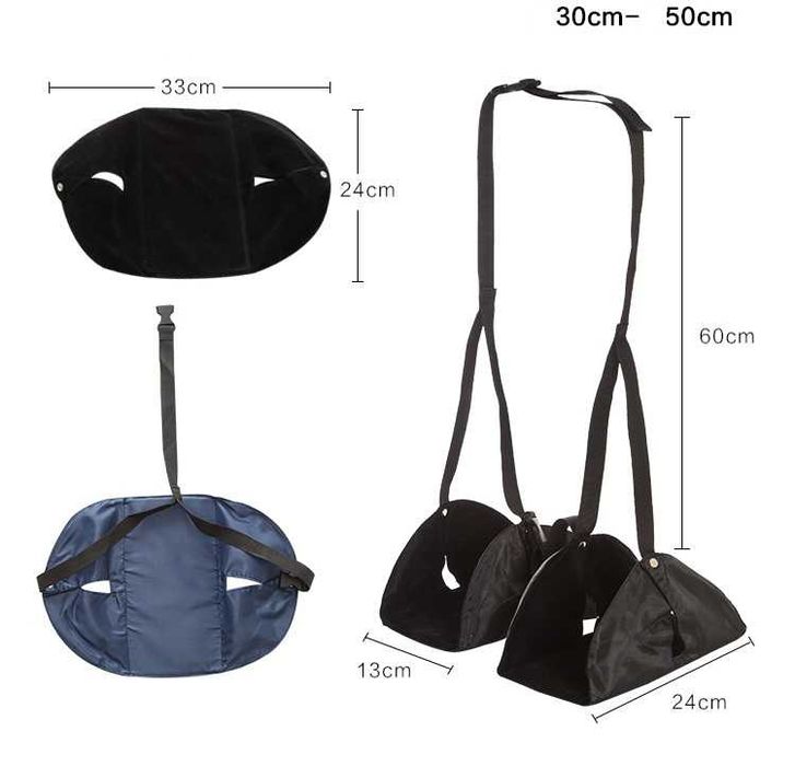 Подставка для ног в самолете. Двойная.