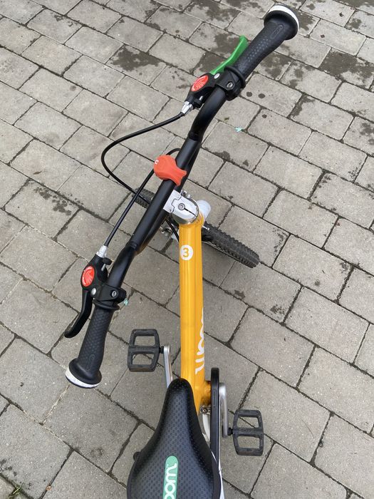 Bicicletă Woom 3, 16”, galbena