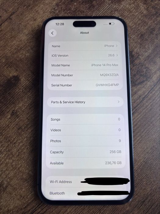 iPhone 14 Pro Max 256GB Deep Purple, baterie 100%