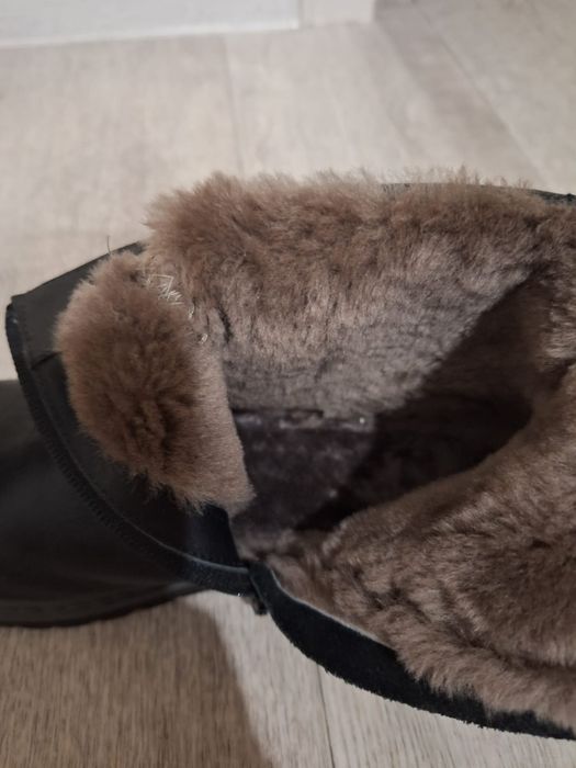 мужские сапоги  кожа